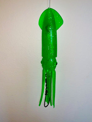 "The Slippery Squid" Tuna & Marlin Spreader Bar / Dredge Teaser all Squid